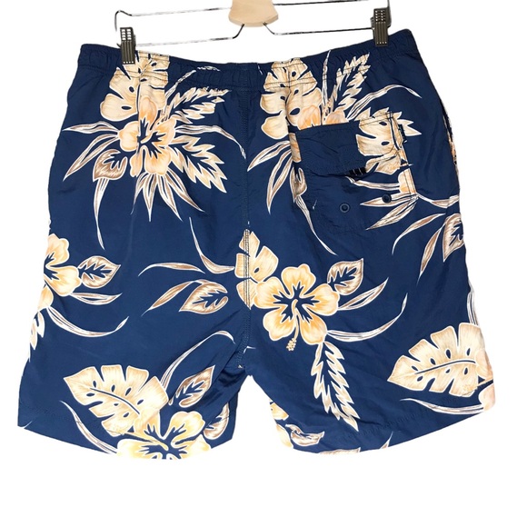 Tommy Bahama Men's Swim Trunks Blue Orange Floral Tropical Mesh Lined Beach - Picture 7 of 12